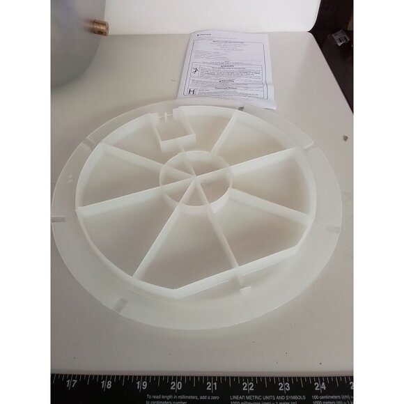 Concrete Pool Spa Light #78210400 3/4-Inch Large Top Hub Stainless Steel Niches - Picture 3 of 13